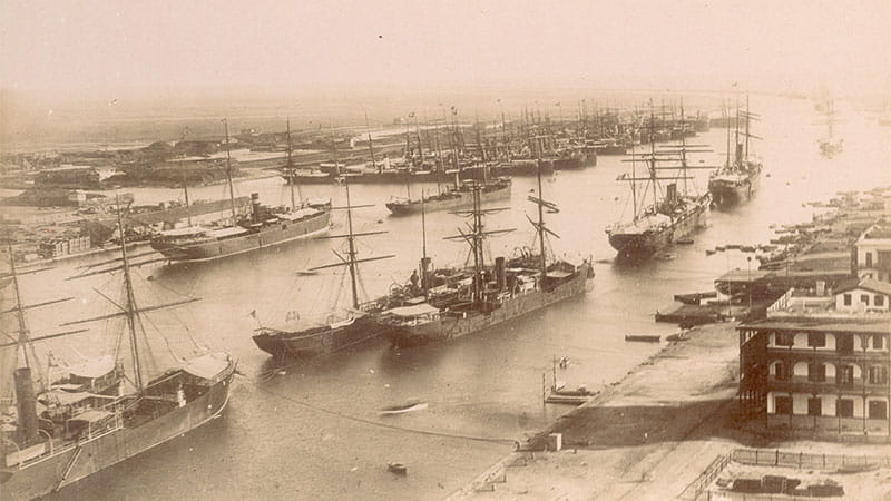 Historische foto Egypte eind 1800