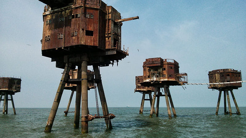 Forten op de Noordzee
