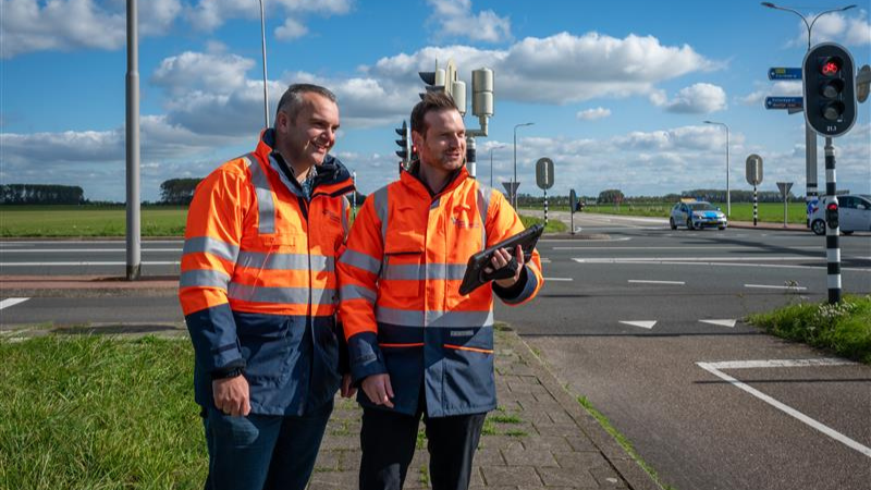 Collega's bij een project in Zeeland