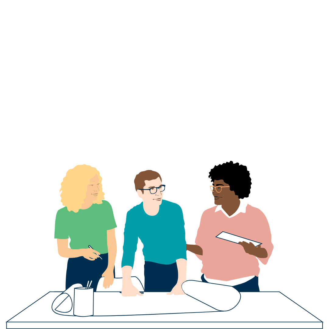 mensen die samenwerken