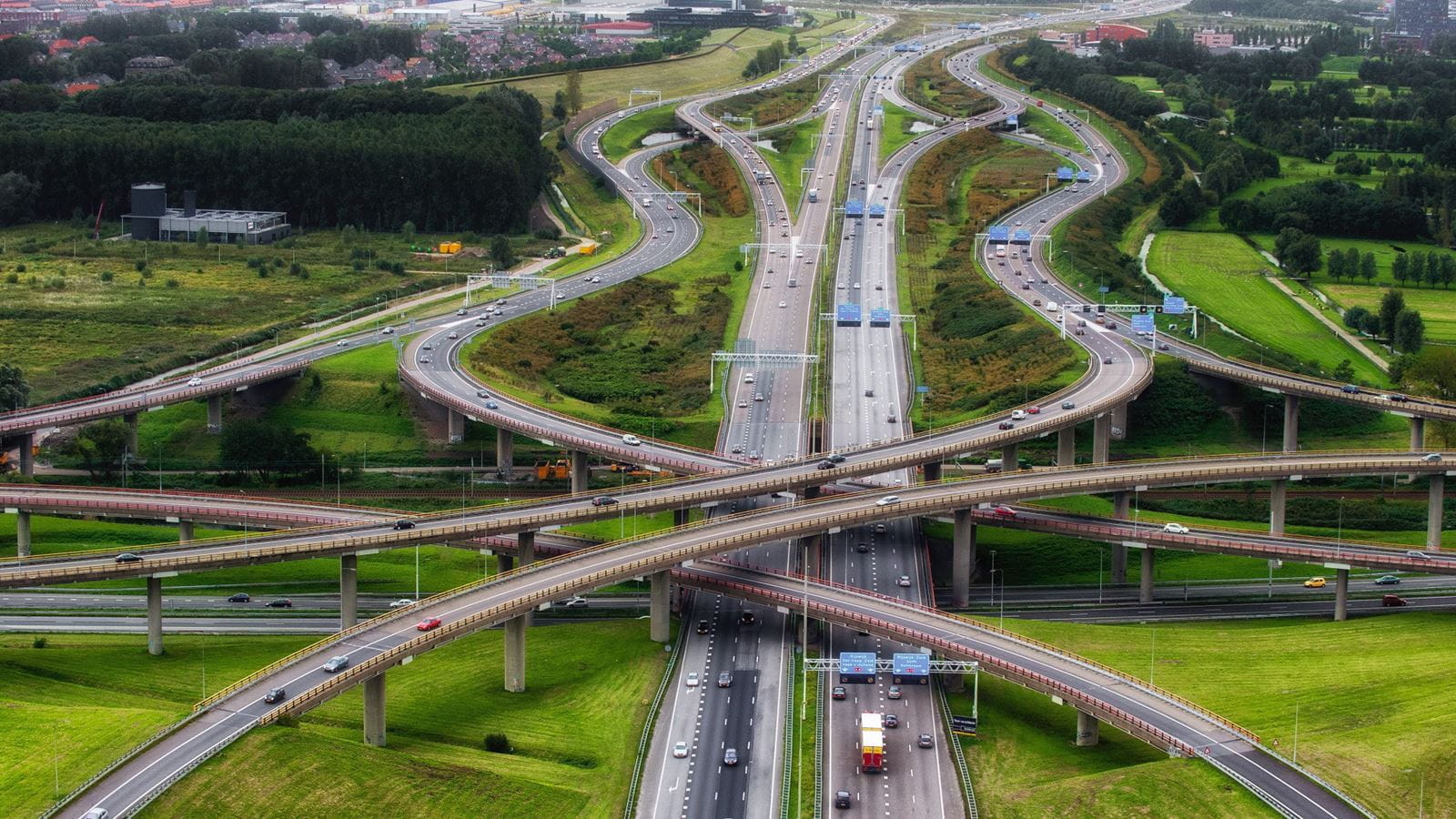 Een snelweg.