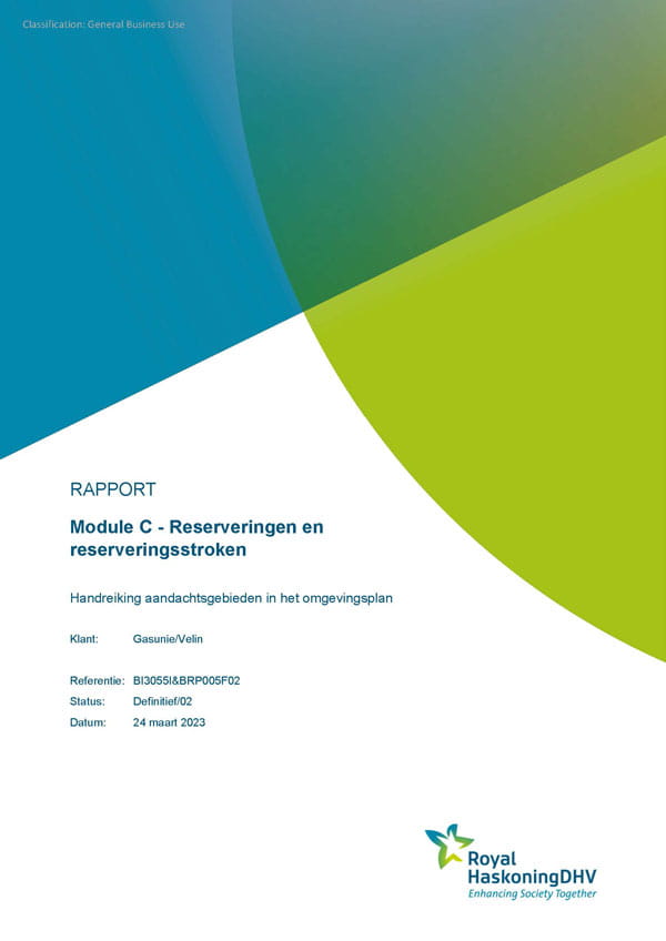 Handreiking aandachtsgebieden in het omgevingsplan - Module C Reserveringen