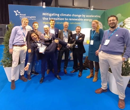 Haskoning-stand tijdens de H2 summit in Rotterdam, 11 mei 2023