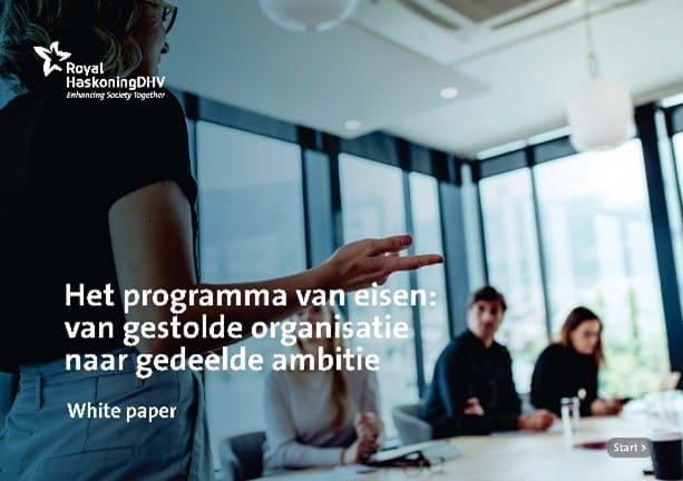 white paper cover het programma van eisen