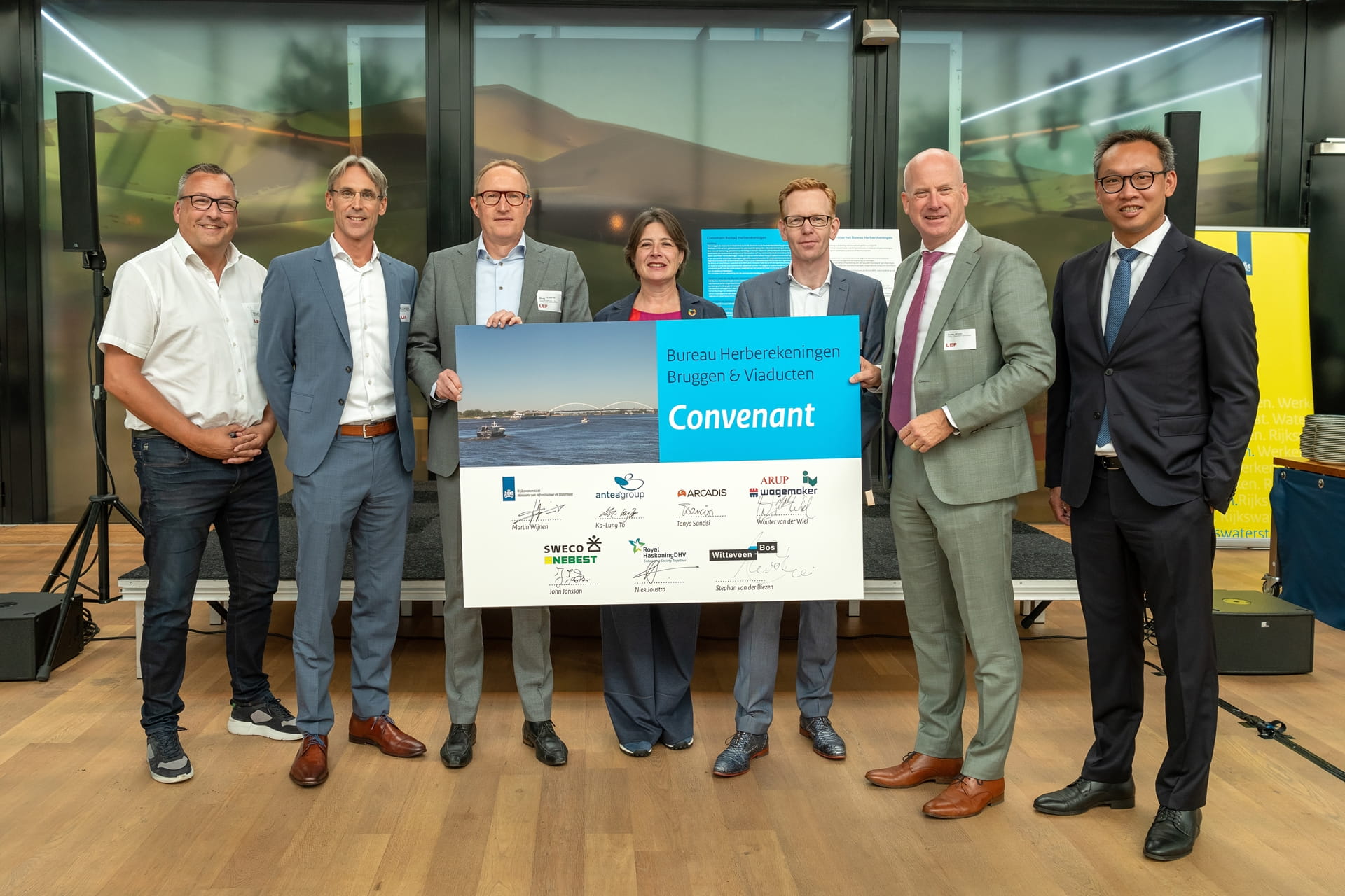 Ondertekenaars Convenant Bureau Herberekeningen