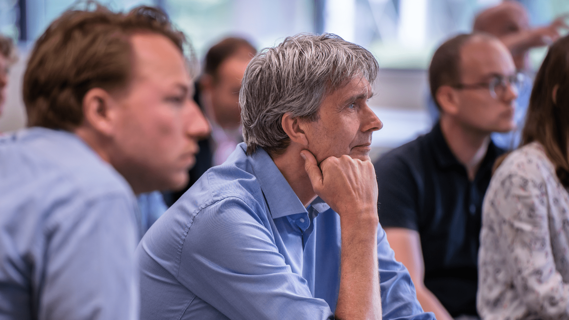 Aanwezigen tijdens bijeenkomst