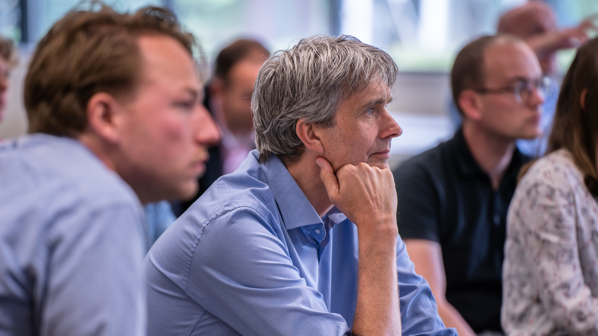 Aanwezigen tijdens bijeenkomst