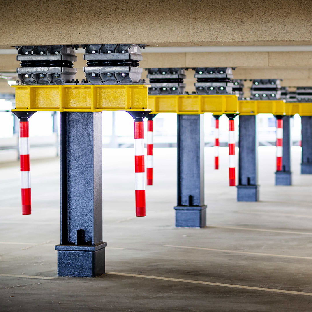 Parking garage onder constructie
