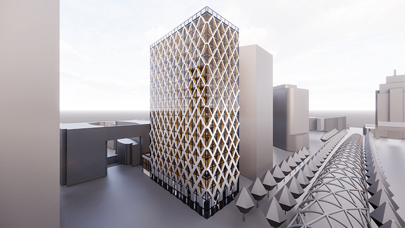 Parametrisch ontwerp voor Monarch IV van het Rijksvastgoedbedrijf image