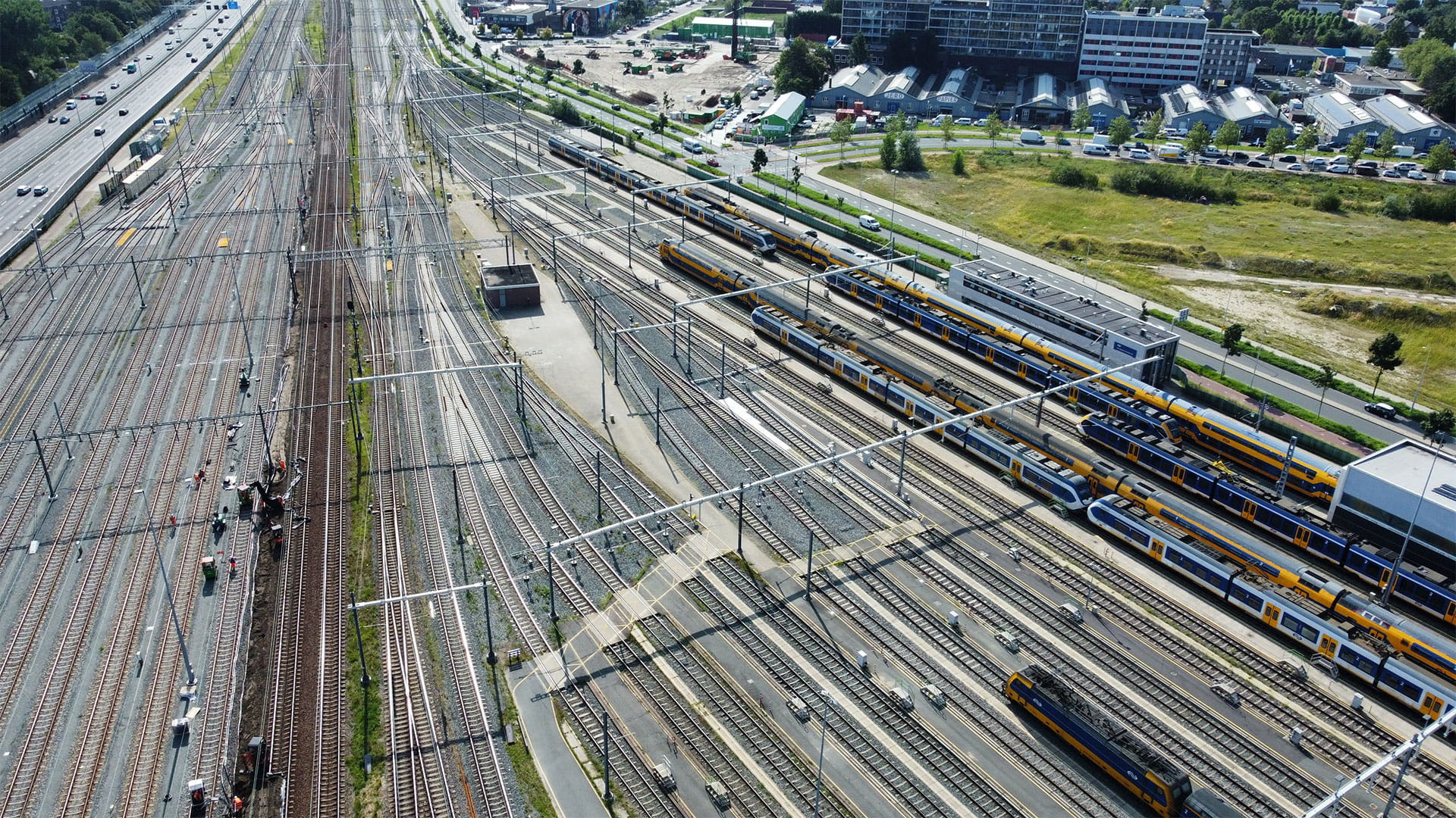 Den Haag track switch area