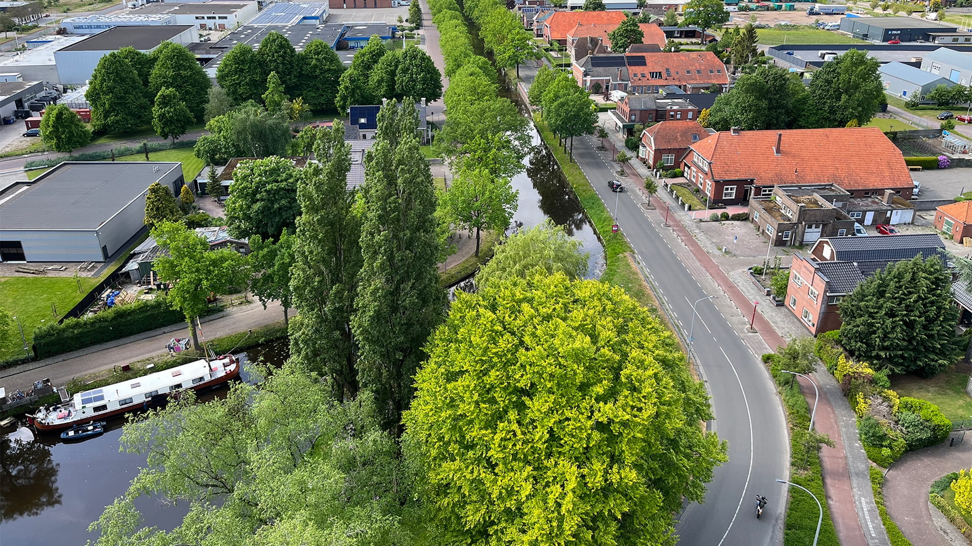 Luchtfoto landelijk gebied