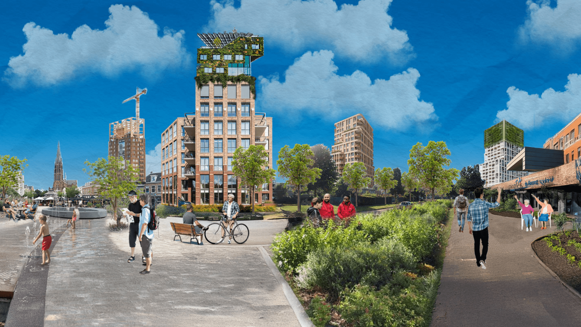 Render van toekomstvisie gemeente Meierijstad voor Veghel