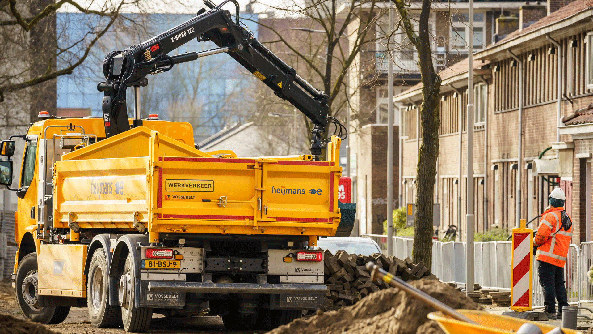 Duurzame aanleg fietsstraat Arnhem: elektrisch, emissievrij en met minder asfalt l Haskoning