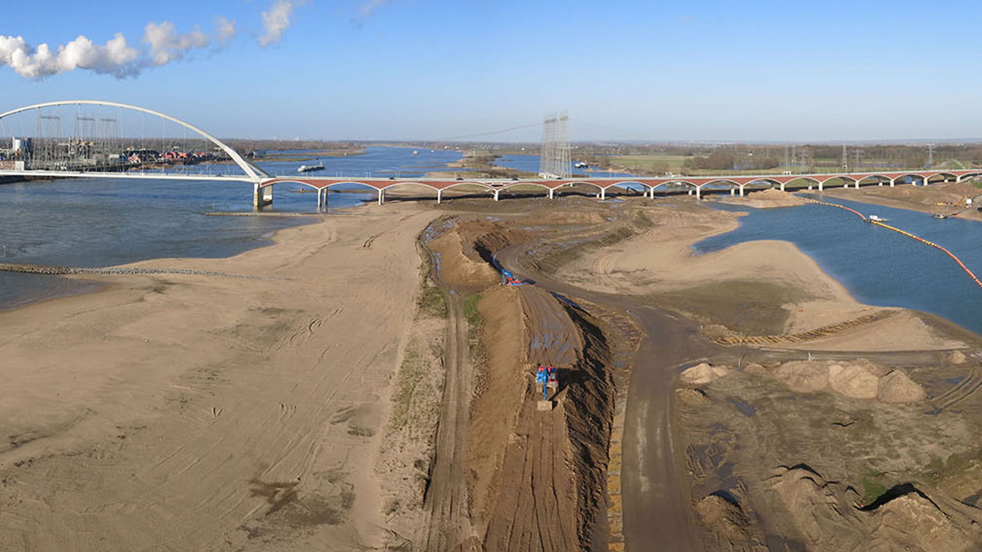 Ruimte voor de Waal - dijkverlegging Lent/Nijmegen l Haskoning