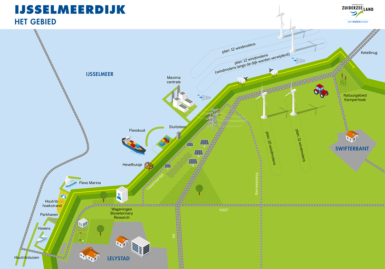 Ijsselmeerdijk plattegrond