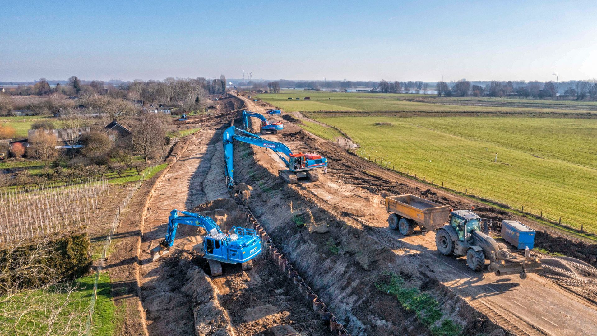 Dijkwerkzaamheden Wolferen-Sprok