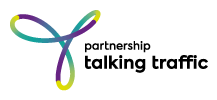 Talking traffic logo