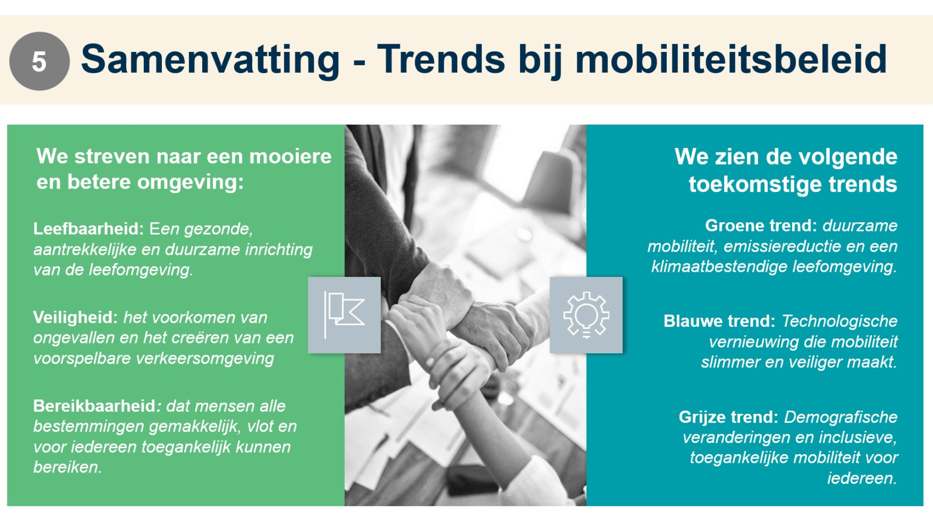 Trends bij mobiliteitsbeleid - Inspiratiememo