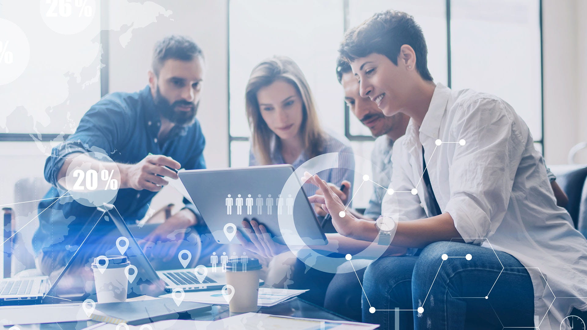 Mensen werken met data